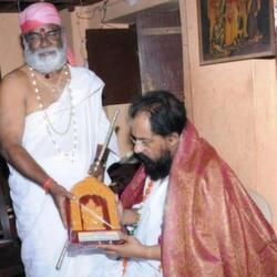 Guruji Along with Veteran Singer Padmavibhusan K.J.Yesudas at Kollur