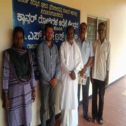 Guruji Along with the members of Cancer Patient rejuvination Centre