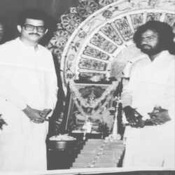 uruji along with Dr Veerendra Hegde, Dharmastala