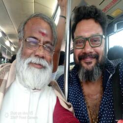 Guruji along with Veteran kannada Actor Saikumar